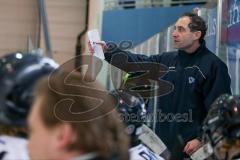 DNL2-Finale - ERC Ingolstadt - Jungpanther - Iserlohn Roosters - Petr Bares Trainer Jungpanther -  Saison 2015/2016 - Foto: Meyer Jürgen