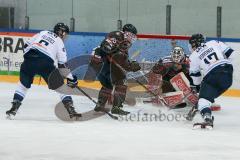 DNL2-Finale - ERC Ingolstadt - Jungpanther - Iserlohn Roosters - Voronov Thomas #17 ERC Ingolstadt -  Figge Justin Torwart Iserlohn - Felsoci Jakub #8 ERC Ingolstadt - Saison 2015/2016 - Foto: Meyer Jürgen