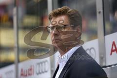 DEL - Eishockey - ERC Ingolstadt - Orli Znojmo - Saison 2015/2016 - Testspiel - Co-Trainer Joseph „Peppi“ Heiß (ERC)