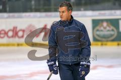 DEL - Eishockey - ERC Ingolstadt - Training - Besuch von Bundestrainer Marco Sturm - Chef-Trainer Emanuel Viveiros