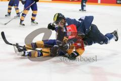 CHL- Eishockey - ERC Ingolstadt - Lukko Rauma - Saison 2016/2017 - Patrick Köppchen (#55 ERCI)- Joonas Niemela (Nr.41, Lukko Rauma) -  - Foto: Meyer Jürgen