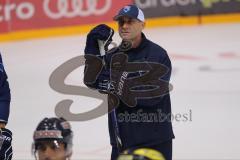 DEL - Eishockey - ERC Ingolstadt - Saison 2016/2017 - Portraits Foto - Training - Besprechung auf dem Eis, Co-Trainer Petr Bares (ERC)