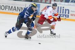 DEL - Eishockey - ERC Ingolstadt - Düsseldorfer EG - Saison 2016/2017 - David Elsner (#61 ERCI) trifft zum 1:0 Führungstreffer - Foto: Meyer Jürgen