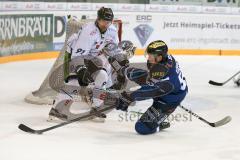 DEL - Eishockey - ERC Ingolstadt - Straubing Tigers - Saison 2016/2017 - Patrick Köppchen (#55 ERCI) wird gefoult - Röthke Rene (#91 Straubing) - Foto: Meyer Jürgen
