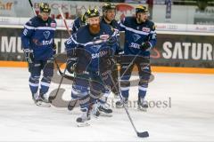 DEL - Eishockey - ERC Ingolstadt - Eisbären Berlin - Saison 2016/2017 - Thomas Pielmeier (#50 ERCI) mit dem 4:0 Führungstreffer - jubel - Brian Salcido (#22 ERCI) - Foto: Meyer Jürgen