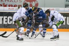 DEL - Eishockey - ERC Ingolstadt - Straubing Tigers - Saison 2016/2017 - Thomas Oppenheimer (#8 ERCI) - Patrick Köppchen (#55 ERCI) - Foto: Meyer Jürgen