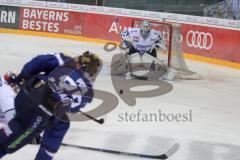 DEL - Eishockey - ERC Ingolstadt - Schwenninger Wild Wings - Saison 2016/2017 - Petr Pohl (#33 ERCI) - 34 Dustin Strahlmeier (Torhueter Schwenninger Wild Wings) - Foto: Meyer Jürgen