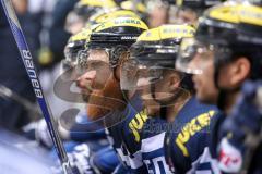 DEL - Eishockey - ERC Ingolstadt - Nürnberg Ice Tigers - Saison 2016/2017 - Thomas Pielmeier (#50 ERCI) auf der Spielerbank - Foto: Meyer Jürgen