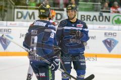 DEL - Eishockey - ERC Ingolstadt - Fischtown Pinguins - Saison 2016/2017 - John Laliberte (#15 ERCI) trifft zum 1:1 Ausgleichstreffer - Jubel - Foto: Meyer Jürgen