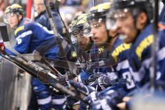 DEL - Eishockey - ERC Ingolstadt - Nürnberg Ice Tigers - Saison 2016/2017 - Thomas Oppenheimer (#8 ERCI) auf der Spielerbank - Foto: Meyer Jürgen