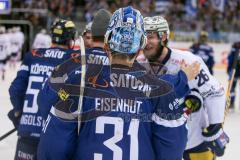 DEL - Eishockey - ERC Ingolstadt - Eisbären Berlin - Saison 2016/2017 - Eisenhut Marco (#30 ERCI) - Jubel - Foto: Meyer Jürgen