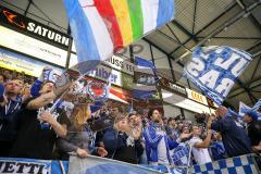 DEL - Eishockey - ERC Ingolstadt - Schwenninger Wild Wings - Saison 2016/2017 - Fans - Jubel - Foto: Meyer Jürgen