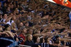 DEL - Eishockey - ERC Ingolstadt - Schwenninger Wild Wings - Fans Jubel Hände