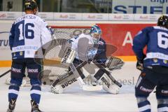 DEL - Eishockey - ERC Ingolstadt - Adler Mannheim - Saison 2016/2017 - Eisenhut Marco (#30 ERCI) beim warm machen - Foto: Meyer Jürgen