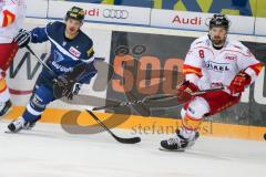 DEL - Eishockey - ERC Ingolstadt - Düsseldorfer EG - Saison 2016/2017 - Martin Buchwieser (#16 ERCI) - Marco Nowak (Nr.8, Duesseldorfer EG) - Foto: Meyer Jürgen