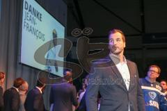 DEL - Eishockey - ERC Ingolstadt - Saison 2016/2017 - Saisonabschlussfeier - Abschied von Jean-Francois Jacques (#44 ERCI) - Foto: Meyer Jürgen