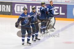 DEL - Eishockey - ERC Ingolstadt - Rapperswil-Jona  Lakers - Testspiel - Saison 2016/2017 - Petr Taticek (#17 ERCI) - Christoph Kiefersauer (#21 ERCI) - Benedikt Kohl (#34 ERCI) - Foto: Meyer Jürgen