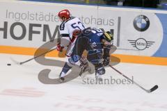 DEL - Eishockey - ERC Ingolstadt - Rapperswil-Jona  Lakers - Testspiel - Saison 2016/2017 - David Elsner (#61 ERCI) - Wieser Tim (#53 Rapperswil-Lakers) - Foto: Meyer Jürgen