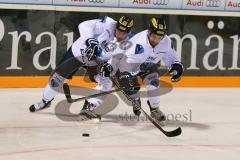 DEL - Eishockey - ERC Ingolstadt - Saison 2016/2017 - 1. Training mit Tommy Samuelsson (Cheftrainer ERCI) - Martin Buchwieser (#16 ERCI) links - Simon Schütz (#97 ERCI) rechts - Foto: Meyer Jürgen