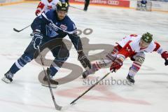 DEL - Eishockey - ERC Ingolstadt - HCB Südtirol Alperia - Saison 2016/2017 - Jean-Francois Jacques (#44 ERCI) - Everson Max rot Bozen - Foto: Meyer Jürgen