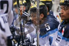 DEL - Eishockey - ERC Ingolstadt - Saison 2016/2017 - ERC Ingolstadt - Sparta Prag - Fabio Wagner (#5 ERCI) auf der Bank - Foto: Meyer Jürgen