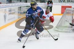 DEL - Eishockey - ERC Ingolstadt - HCB Südtirol Alperia - Saison 2016/2017 - Thomas Oppenheimer (#8 ERCI) - Oleksuk Travis (#13 Bozen) -  Foto: Meyer Jürgen
