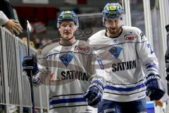 DEL - Eishockey - Kölner Haie - ERC Ingolstadt - Saison 2017/2018 - Laurin Braun (#91 ERCI) - Matt Pelech (#23 ERCI) - Foto: Markus Banai