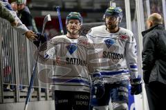 DEL - Eishockey - Kölner Haie - ERC Ingolstadt - Saison 2017/2018 - Laurin Braun (#91 ERCI) - Matt Pelech (#23 ERCI) - Foto: Markus Banai
