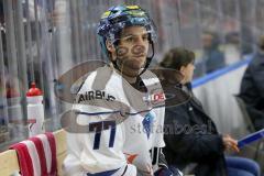 DEL - Eishockey - Kölner Haie - ERC Ingolstadt - Saison 2017/2018 - Dennis Swinnen (#77 ERCI) auf der Strafbank - Foto: Markus Banai