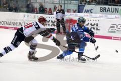 DEL - Eishockey - ERC Ingolstadt - Kölner Haie - rechts Tim Stapleton (ERC 19) links Moritz Müller
