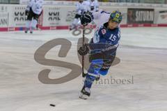 DEL - Eishockey - ERC Ingolstadt - Nürnberg Ice Tigers - Saison 2017/2018 - John Laliberte (#15 ERCI) beim warm machen - Schlagschuss - Foto: Meyer Jürgen