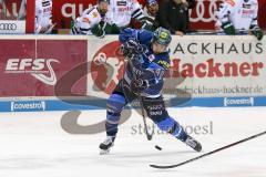 DEL - Eishockey - ERC Ingolstadt - Augsburger Panther - Saison 2017/2018 - Darin Olver (#40 ERCI) beim Schlagschuss - Foto: Meyer Jürgen