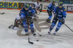 DEL - Eishockey - ERC Ingolstadt - Kölner Haie - Saison 2017/2018 - Thomas Greilinger (#39 ERCI) - Ville Koistinen (#10 ERCI) - Foto: Meyer Jürgen