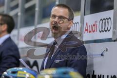 DEL - Eishockey - ERC Ingolstadt - Eisbären Berlin - Saison 2017/2018 - Tommy Samuelsson (Cheftrainer ERCI) schreit - Foto: Meyer Jürgen
