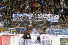 DEL - Eishockey - ERC Ingolstadt - Grizzlys Wolfsburg - Saison 2017/2018 - Banner-  Fankurve - choreo - Foto: Meyer Jürgen