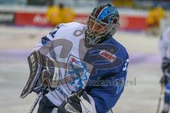 DEL - Eishockey - ERC Ingolstadt - Düsseldorfer EG - Saison 2017/2018 - Jochen Reimer (#32Torwart ERCI) beim warm machen - Foto: Meyer Jürgen