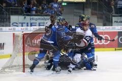 DEL - Eishockey - ERC Ingolstadt - Kölner Haie - Tor Sieg für Köln 0:1 Jubel Sebastian Uvira (93)