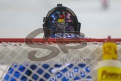 DEL - Eishockey - ERC Ingolstadt - Grizzlys Wolfsburg - Saison 2017/2018 - Die Torwartmaske von Jochen Reimer (#32Torwart ERCI) - Foto: Meyer Jürgen