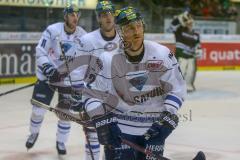 DEL - Eishockey - ERC Ingolstadt - Augsburger Panther - Saison 2017/2018 - Mike Collins (#13 ERCI) jubel - Ausgleichstreffer zum 2:2 durch Mike Collins (#13 ERCI) - Patrick McNeill (#2 ERCI) - Foto: Meyer Jürgen