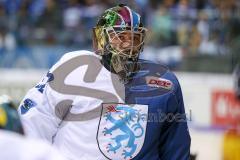 DEL - Eishockey - ERC Ingolstadt - Kölner Haie - Saison 2017/2018 - Jochen Reimer (#32Torwart ERCI) beim warm machen - Foto: Meyer Jürgen