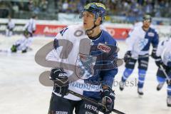 DEL - Eishockey - ERC Ingolstadt - Saison 2017/2018 - ERC Ingolstadt - Benedikt Schopper (#11 ERCI)beim warm machen - Straubing Tigers - Foto: Meyer Jürgen