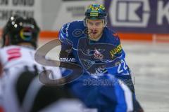 DEL - Eishockey - ERC Ingolstadt - Kölner Haie - Saison 2017/2018 - Kael Mouillierat (#22 ERCI) beim Bully - Foto: Meyer Jürgen