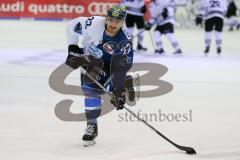 DEL - Eishockey - ERC Ingolstadt - Nürnberg Ice Tigers - Saison 2017/2018 - Kael Mouillierat (#22 ERCI) beim warm machen - Foto: Meyer Jürgen