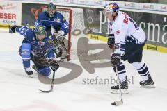 DEL - Eishockey - ERC Ingolstadt - EHC Red Bull München - Saison 2017/2018 - Benedikt Kohl (#34 ERCI) - Jason Jaffray (#15 München) - Jason Jaffray (#15 München) - Foto: Meyer Jürgen