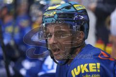 DEL - Eishockey - ERC Ingolstadt - Eisbären Berlin - Saison 2017/2018 - Thomas Greilinger (#39 ERCI) auf der Spielerbank - Foto: Meyer Jürgen