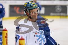 DEL - Eishockey - ERC Ingolstadt - Adler Mannheim - Saison 2017/2018 - Laurin Braun (#91 ERCI) beim warm machen - Foto: Meyer Jürgen