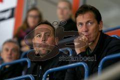 DEL - Eishockey - ERC Ingolstadt - Eisbären Berlin - Saison 2017/2018 - Marco Sturm Nationaltrainer - Günther Oswald rechts - Foto: Meyer Jürgen