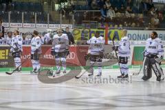DEL - Eishockey - ERC Ingolstadt - Kölner Haie - Saison 2017/2018 - Starting Six - Darin Olver (#40 ERCI) - Sean Sullivan (#37 ERCI) - Matt Pelech (#23 ERCI) - Greg Mauldin (#20 ERCI) - John Laliberte (#15 ERCI) - Jochen Reimer (#32Torwart ERCI) - Foto: M