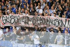 DEL - Eishockey - ERC Ingolstadt - Augsburger Panther - Saison 2017/2018 - Banner - Choreo - Fans - Kurve - Foto: Meyer Jürgen