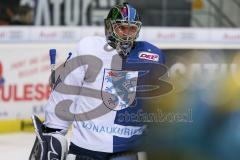 DEL - Eishockey - ERC Ingolstadt - Adler Mannheim - Saison 2017/2018 - Jochen Reimer (#32Torwart ERCI) beim warm machen - Foto: Meyer Jürgen